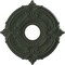 Ekena Millwork Attica PVC Medallion (Canopies up to 5"), 13"OD x 3 1/2"ID x 3/4"P, UltraCover Satin Hunt Club Green CMP13ATGHC - alternate 1
